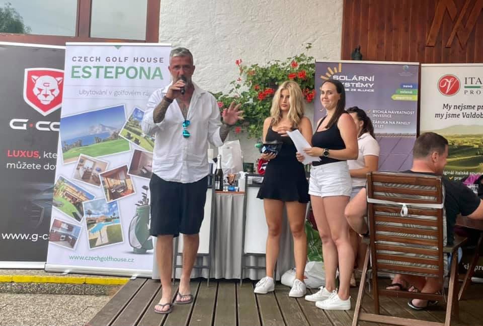 Moderování benefičního golfového turnaje