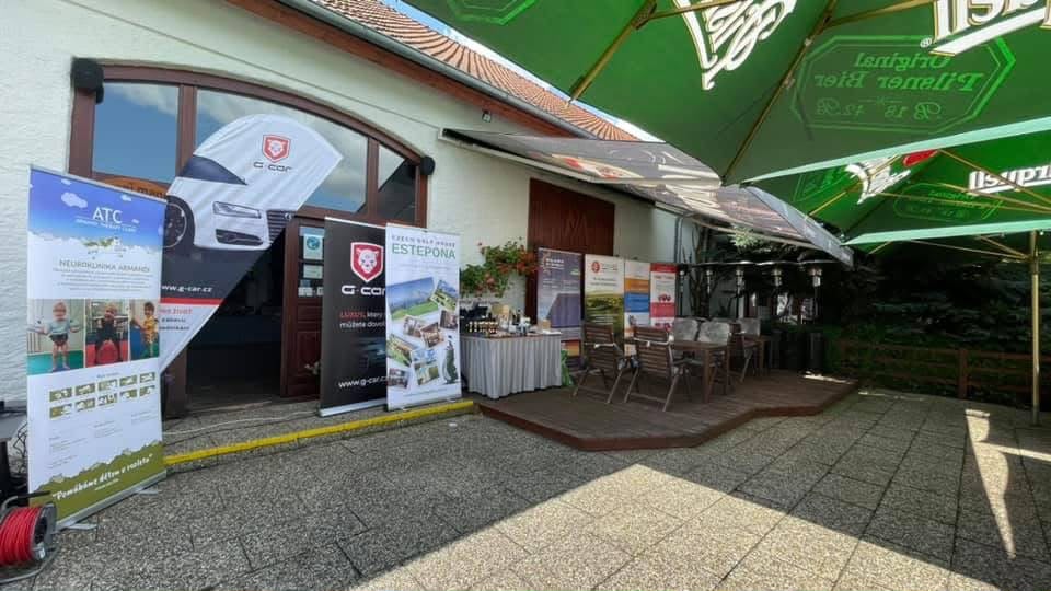 Zázemí benefičního golfového turnaje